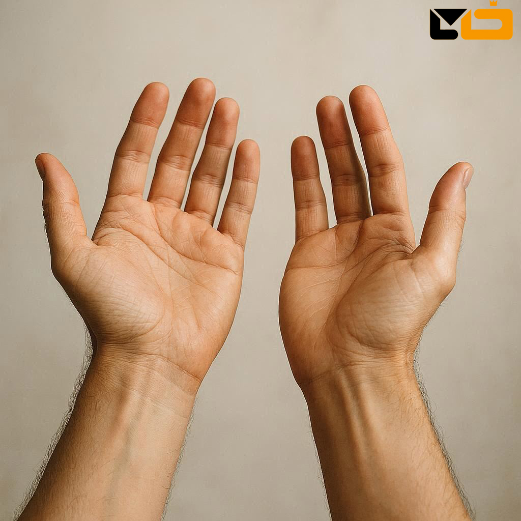 دست باز در زبان بدن